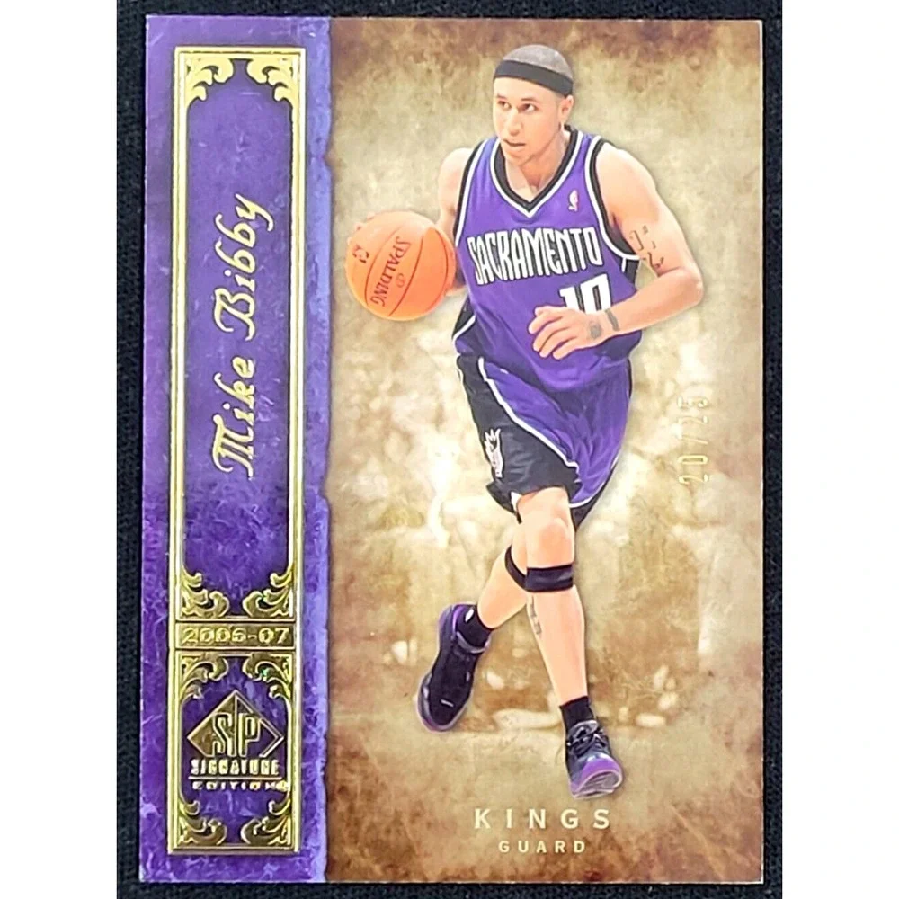 2006-07 SP SIGNATURE EDITION MIKE BIBBY GOLD‎ #D 20/25